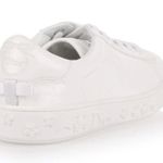 Christian Dior Dior | White Crinkled Leather Sneakers 34 Photo 3