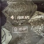 Women’s FOURLAPS green plant peonies floral vitality leggings, Size XS Photo 2