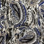 Saint Tropez West  size small linen v neck sleeveless blouse top‎ shirt paisley Photo 3