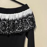 Hilary Radley  for Katherine Barclay Off the shoulder‎ Lace Collar Dress NWT Photo 3