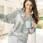 Aerie Sunday Soft Camo Quarter Zip Pullover Photo 9