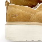 UGG  Johanna Spill Seam Wedge Oxford in Chestnut Tan Size 9 Suede Shearling Boho Photo 10