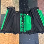 Source Unknown  Green and Black Lace Shapewear Corset Photo 2