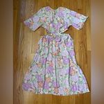 & Other Stories & Other Stories Floral Maxi Dress with Side Cutouts Photo 6