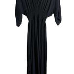 l*space L* Sungazer Black V-Neck Dolman Sleeve Swim Coverup Maxi Dress Size Small Photo 3