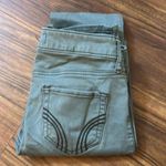 Hollister  army green skinny jeans size 0R Photo 1