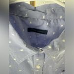 Tommy Hilfiger NWT Blue White Gingham Polka Dot Tie Waist Shirt Dress Size 10 Photo 4