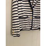 Crown & Ivy Navy White Breton Stripe Blazer Jacket Nautical Buttons Pockets (S) Photo 7