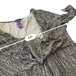 Seraphine Black & white herringbone print Pattern Long Sleeve Wrap Dress Size 6 Photo 5