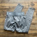 NVGTN  Seamless Leggings Womens Medium Gray Activewear Athleisure Yoga Photo 5