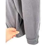 Athleta  Retroplush Shirt Jacket in Black Shacket Size Large‎ Photo 7