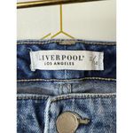 Liverpool Straight Leg Distressed Blue Denim Photo 4