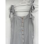 Faherty Dream Cotton Tie Shoulder Organic Cotton Gauze Midi Dress Size XS Photo 2