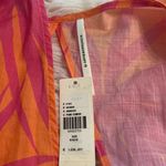 Anthropologie Anthropology Maxi Wrap Dress Vibrant Orange and Pink Dress length 55” bust 32” Photo 13