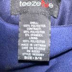 Teeze Me Navy Floral Homecoming Dress Photo 2