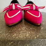 Vivaia Michelle 2.0 Pointed Toe Two Tone Bow Loafer Flats in Pitaya Beige Pink Size 6 Photo 12