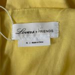 Lovers + Friends Raleigh Mini Dress Sz XL Yellow Soft Girl Preppy Coquette Photo 7
