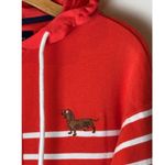 Joules Jacket Women 2 Red White Striped Oakham Full Zip Hoodie Sweatshirt Preppy Photo 6