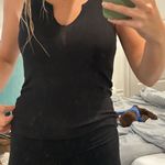 Project Social T Black Fitted Sleeveless Tank Top Photo 0