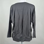 Zuda Studio Park Gray Slouchy Athletic Long Sleeve Shirt Womens Size XS Photo 5