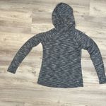 Avia Heather Gray Soft Lightweight Long Sleeve V-Neck Pullover Women's Hoodie S Photo 5