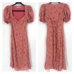 Reformation Luciana Dress Rosato Floral CottageCore Midi Corset Dress Size 0 Photo 2