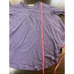 Free People We The  Trapeze Top Blue Oversized Small‎ Relaxed Beachy Boho Swing Photo 9