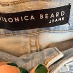 Veronica Beard  Carson Ankle Flare High-Rise Washed Denim Jeans Size 27 Photo 5