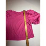 New Day Womens Top Size Small Pink Puff Short Sleeve Crew Neck T Photo 1