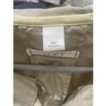 Loft  button up jacket with rolled sleeves Drawstring Waist, medium petite‎ khaki Photo 3