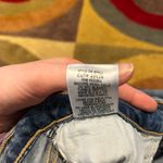 Just Black Denim Skinny Jeans Distressed Paint Medium Wash Cut Bottom Size 28 Photo 4