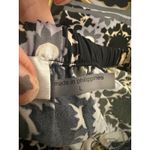 Natori  Silky Satin Pajama Pants Size Large Floral Black Gold Drawstring Lounge Photo 7