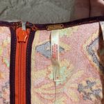 Free People NWT boho retro Cleo Wrap Skirt in Rust Combo Size 8 Photo 5