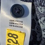 Beachlunchlounge Printed Tiered Babydoll Blue Dress XL Long Sleeves Photo 4