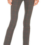 Rag and Bone  Simone‎ Check Pant Grey Multi Red Plaid Check Size 00 Photo 0