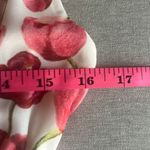 Samantha Sipos Medium Pink Strawberry Floral Front Tie Ruffles Midi Dress Kawaii Pink Photo 12