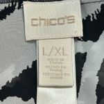 Chico's Womens Butterfly Blouse Size L/XL Sheer Swim Cover Up or Blouse Photo 6