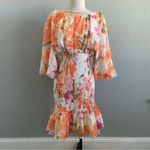 Rachel Parcell  Smocked‎ Floral Spring Fling Smocked Dress Size XS NWOT Photo 2