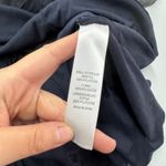 Adrianna Papell  Dress Womens Size 10 Blue Lace Embellished Sleeve Gown Formal Photo 7