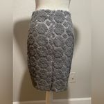 Ann Taylor Womens Sz 4P Crochet Lace Pencil Skirt Gray Sequined Photo 1