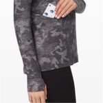 Lululemon Pullover with Hood Warm Stabilizer 1/2 Zip Camo Size 8 Photo 4