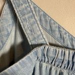 Gap V-Neck Cami Jumpsuit Denim Romper Womens 14 Blue Button Up Chambray Chic NWT Photo 12