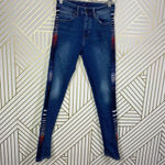 Levi's  Made &‎ Crafted 721 Embroidered Jeans Blue Photo 2