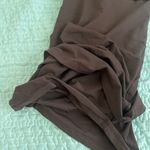Aritzia Babaton Sculpt Knit Squareneck Mini Dress Mocha Brown Photo 7