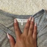 IRO $250  Brelbloa‎ Jersey Knit Knotted Front Mini Dress In Light Grey Photo 3