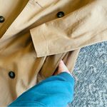 Topshop  double breasted button up peacoat trench jacket Photo 5