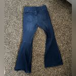 Free People Penny Pull On Flare Jeans Sz 30 Short in Blue Photo 6