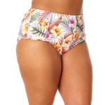 California Sunshine  Bikini Set Crossback High Rise Piping Floral Purple 2X Photo 10