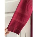 Chico's 2 Womens Large Pink Sweater Textured Striped Feminine Lightweight Travel Photo 3