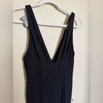 NBD  Elena Jumpsuit Sz XS‎ in Black NEW Mesh Plunge Photo 4